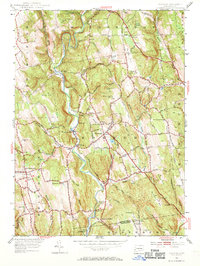 Roxbury 1955 topographic map preview