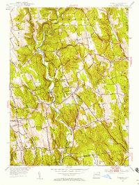 Roxbury 1955 topographic map thumbnail