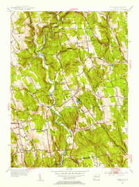 Roxbury 1955 topographic map thumbnail