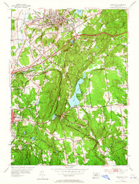 Rockville 1953 topographic map thumbnail