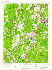 Plainfield 1953 topographic map preview