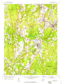 Plainfield 1953 topographic map preview