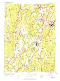 Plainfield 1953 topographic map preview