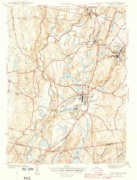 Plainfield 1943 topographic map preview