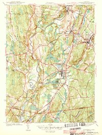 Plainfield 1943 topographic map preview