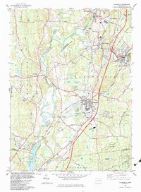 Plainfield 1983 topographic map preview