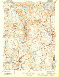 Old Mystic 1943 topographic map thumbnail