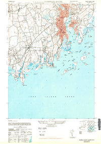 Norwalk South 1947 topographic map thumbnail