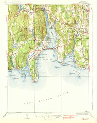 Niantic 1938 topographic map thumbnail