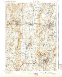 Meriden 1893 topographic map thumbnail