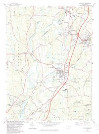Plainfield 1983 topographic map preview