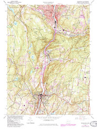 Naugatuck 1964 topographic map thumbnail
