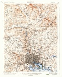 Baltimore 1904 topographic map thumbnail