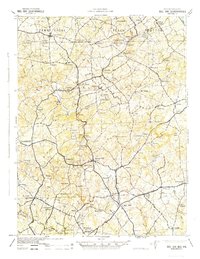 Bel Air 1942 topographic map thumbnail