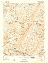 Bellegrove 1951 topographic map thumbnail