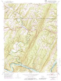 Bellegrove 1951 topographic map thumbnail