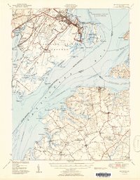 Betterton 1951 topographic map thumbnail