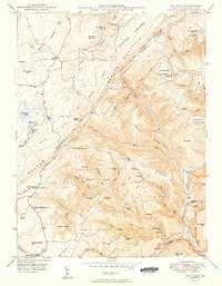 Bittinger 1949 topographic map thumbnail