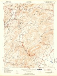 Blue Ridge Summit 1953 topographic map thumbnail