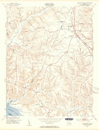Charlotte Hall 1953 topographic map thumbnail