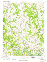 Clarksville 1957 topographic map thumbnail
