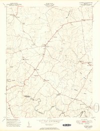 Clarksville 1951 topographic map thumbnail