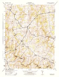 Clarksville 1944 topographic map preview