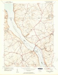 Conowingo Dam 1953 topographic map thumbnail