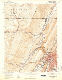Cumberland 1951 topographic map thumbnail