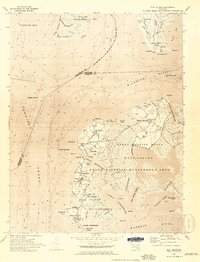 Deal Island 1972 topographic map thumbnail