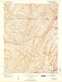 Artemas 1951 topographic map thumbnail