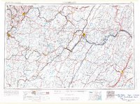 Cumberland 1956 topographic map thumbnail
