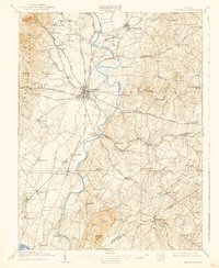 Frederick 1909 topographic map thumbnail