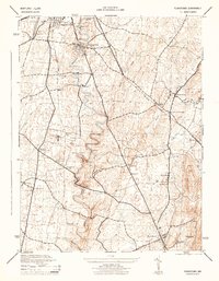 Funkstown 1944 topographic map thumbnail