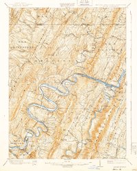 Paw Paw 1900 topographic map thumbnail