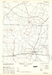 Pittsville 1950 topographic map thumbnail