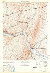 Point of Rocks 1953 topographic map thumbnail