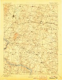 Frederick 1894 topographic map thumbnail