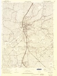 Princess Anne 1972 topographic map thumbnail