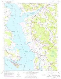 Rock Point 1943 topographic map thumbnail