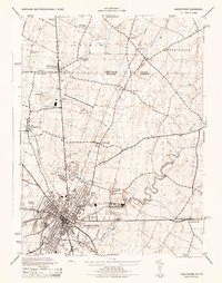 Hagerstown 1944 topographic map thumbnail