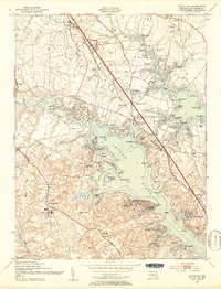 Round Bay 1949 topographic map thumbnail