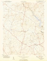 Sandy Spring 1950 topographic map thumbnail