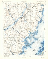 Snow Hill 1901 topographic map thumbnail