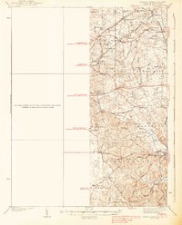Upper Marlboro 1938 topographic map thumbnail