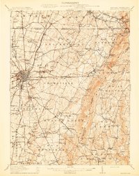 Hagerstown 1912 topographic map thumbnail