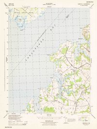 Hanesville 1944 topographic map preview