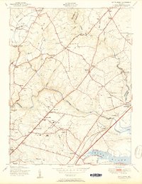 White Marsh 1951 topographic map thumbnail