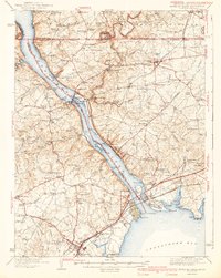 Havre De Grace 1942 topographic map thumbnail