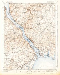 Havre De Grace 1942 topographic map thumbnail